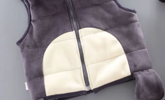 Dragon Delight Trio: Plush-Lined Winter Ensemble for Kids (Vest, Jacket, Pants)