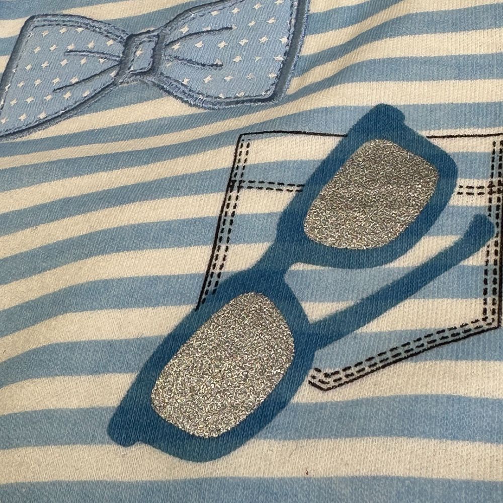 3-Piece Baby Boy's Summer Set in Blue & White Stripes