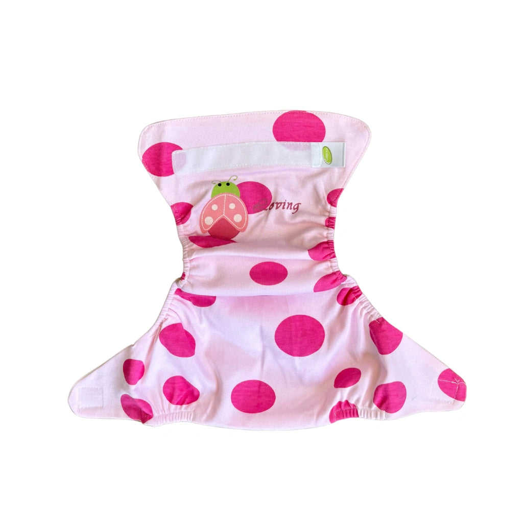 Baby Girls Adjustable And Reusable Diaper