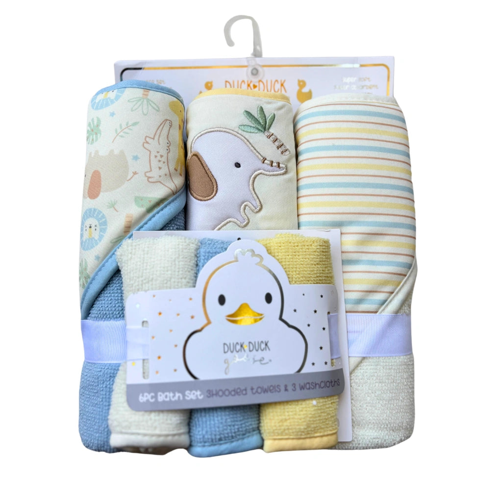 Duck Duck Goose 6-Piece Baby Bath Sets - Imported Quality