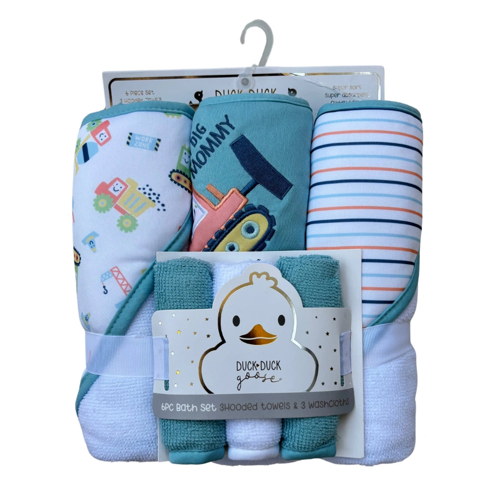 Duck Duck Goose 6-Piece Baby Bath Sets - Imported Quality