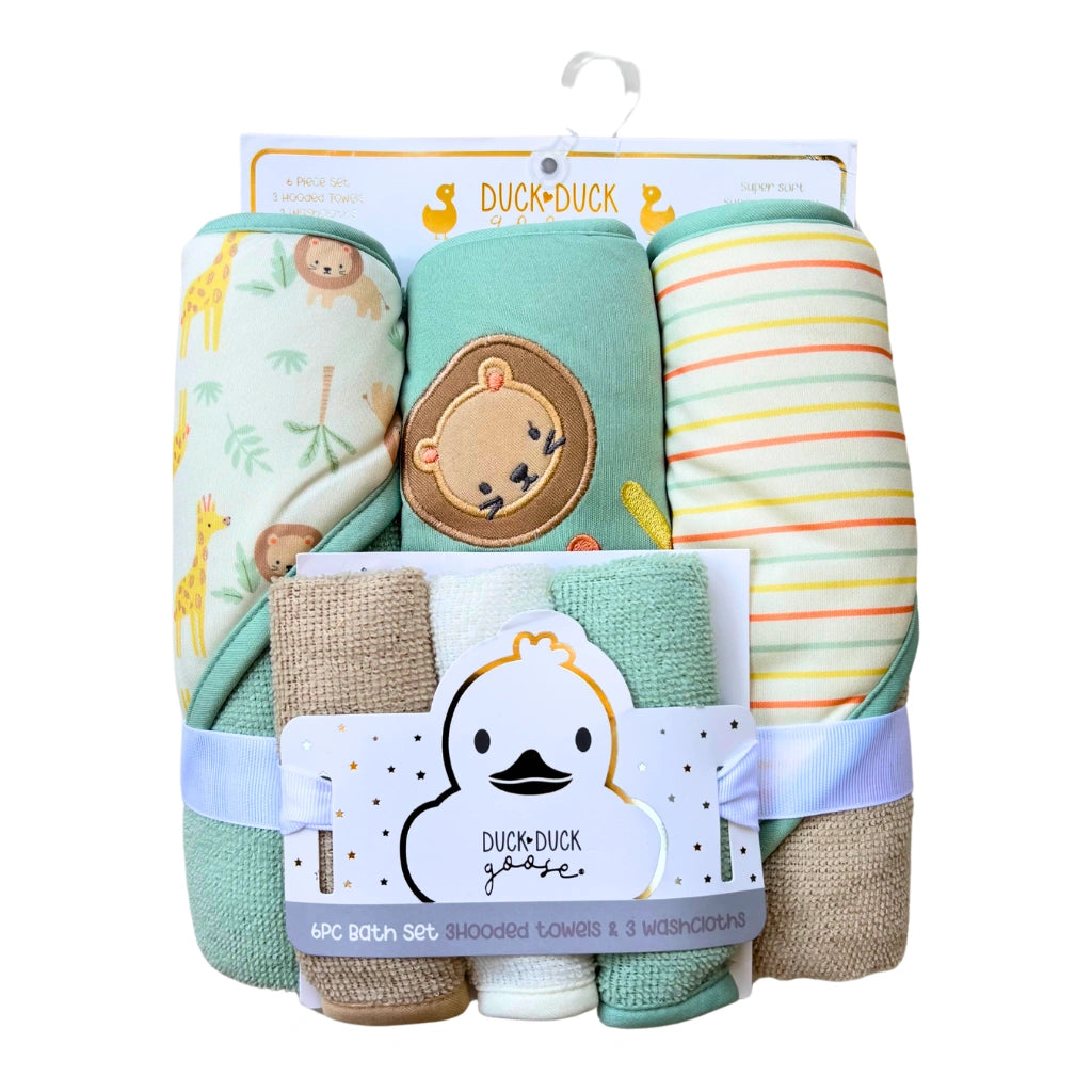 Duck Duck Goose 6-Piece Baby Bath Sets - Imported Quality