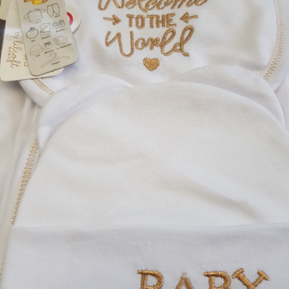 Newborn Baby Essentials: Welcome to the World Little Princess 11 pcs Starter Set