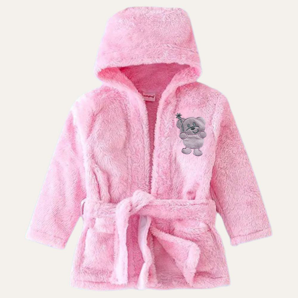 Cotton Baby Bathrobe with Hood
