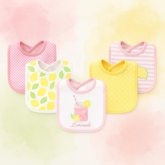 Baby Girls Pack of 5 Bibs -- SS05