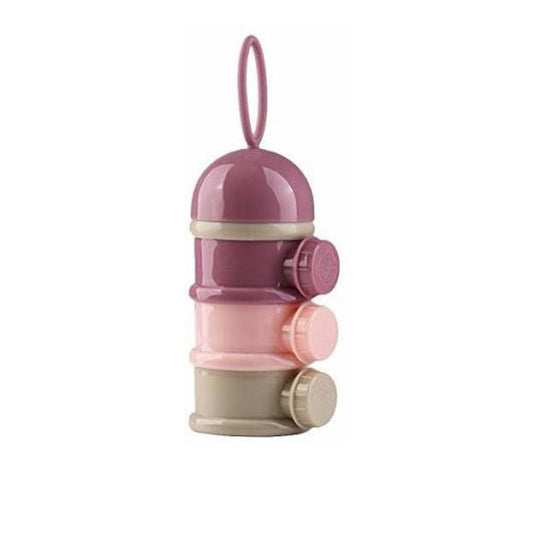Three Layered Milk Powder Container-Purple