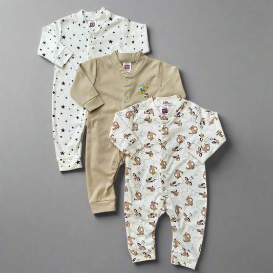 Carter's Pack of 3 Four Season Rompers
