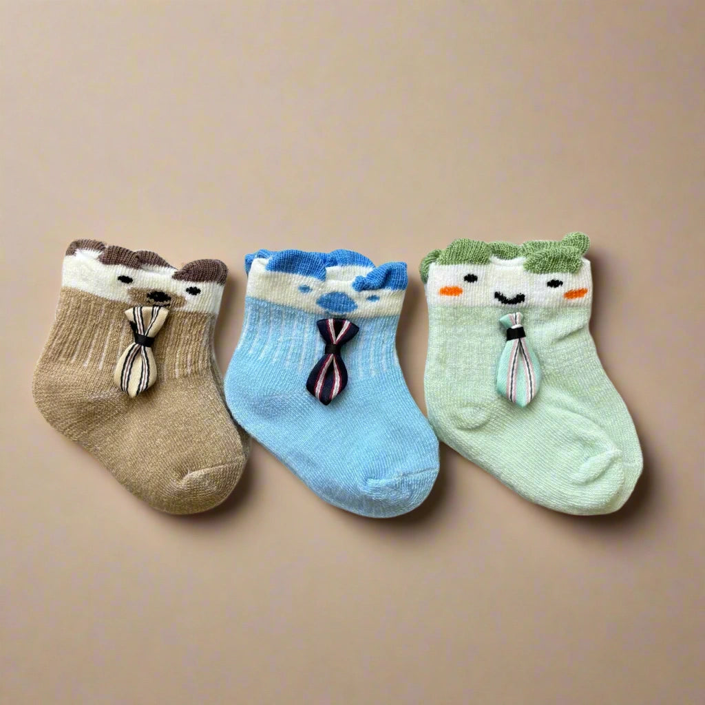 Carter’s Baby Boys 3-Pack Socks (0–6M)