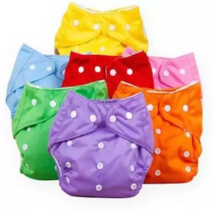 Cotton Cloth Diapers with Insert - Eco-Friendly and Washable
