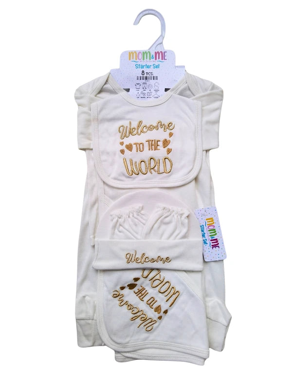 Winter Velvet 8-Piece Newborn Starter Set | Welcome To The World