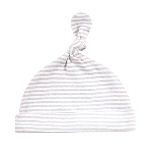 Hudson Baby Cotton Cap Set, Cloud Mobile Pink 0-6M