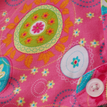 Floral Print Perfection: Cotton Shorts for Girls