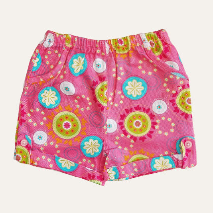Comfortable and Chic: Floral Cotton Shorts