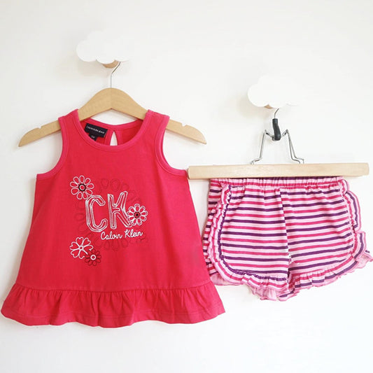 Baby Peplum 2-Piece Outfit Set