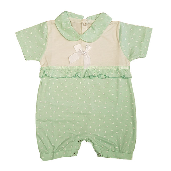 Heart Printed Summer Romper Girls