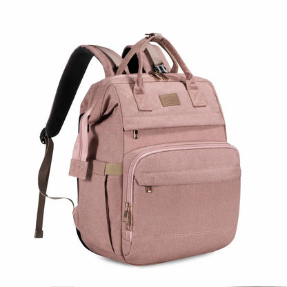 Lovevook Multi-functional 3 in 1 Foldable Changing Baby Bed Crib Diaper Bag Backpack With Changing Station