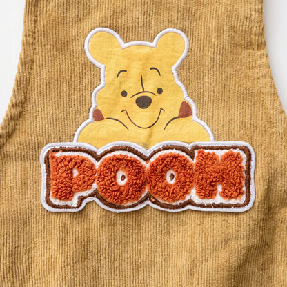 Baby 2-Piece Corduroy Dungaree & Bear Print Top Set | Alaya Junior