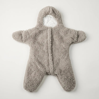 Baby Sherpa Star Suit Swaddle with Hood, 0-6M | Alaya Junior