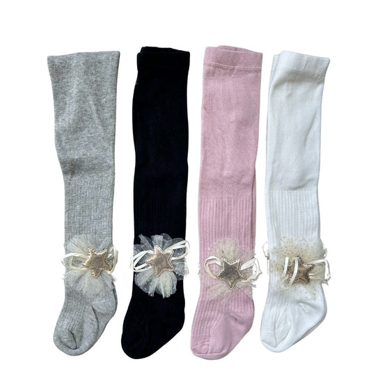 4-Pack Toddler Girl Winter Leggings in Spandex