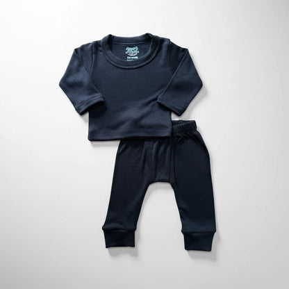 Baby Unisex 2-Piece Cotton Body Warmer Set | Thermal Top & Pants