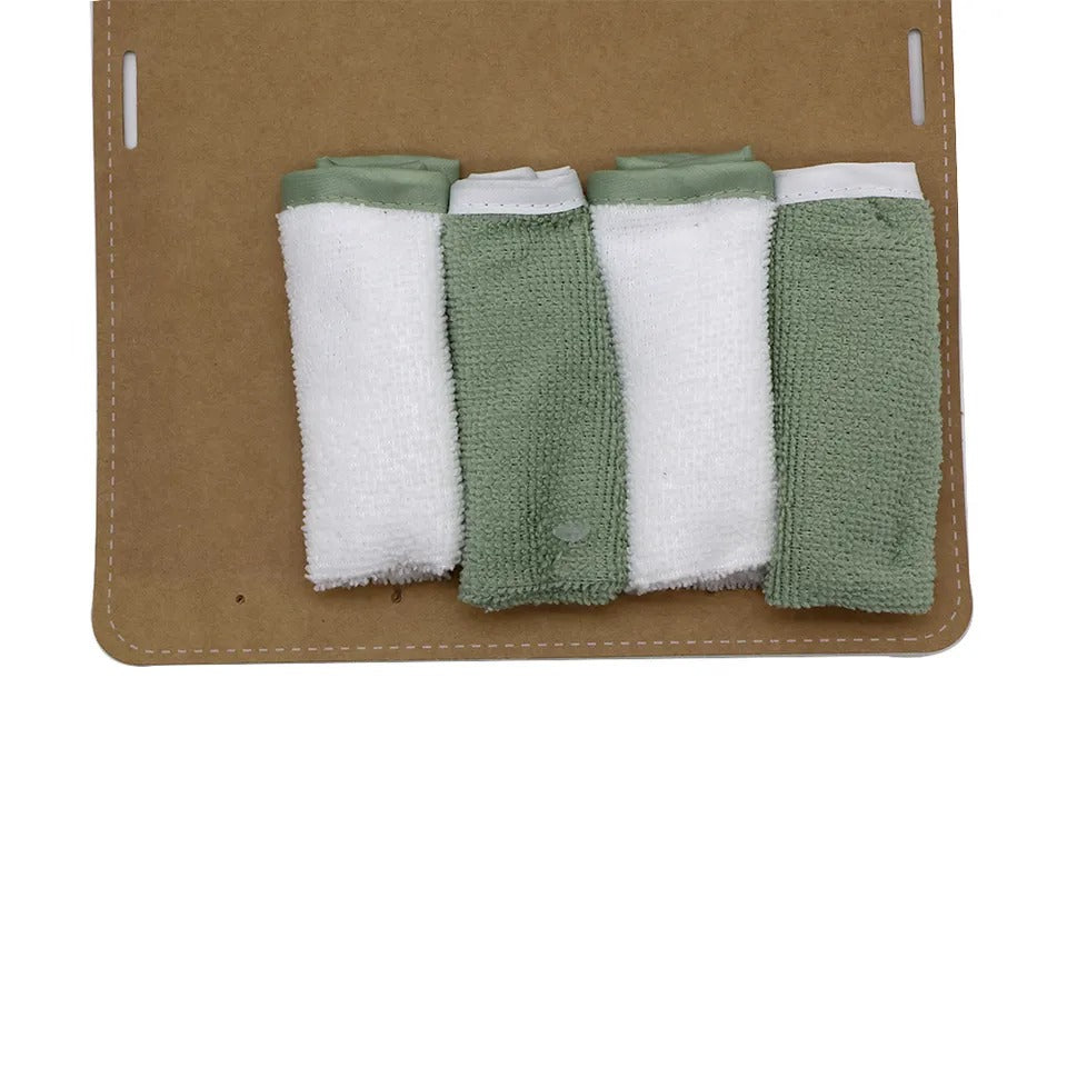 Cuddly Dinosaur Delights: Set of 6 Baby Hooded Towels in Gift Packing