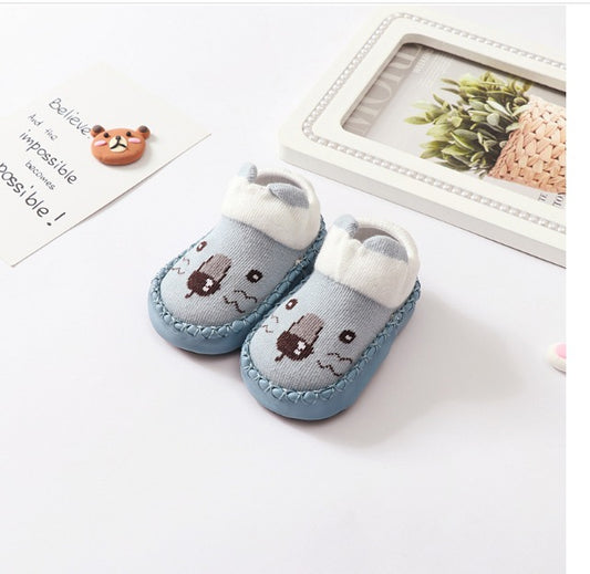 Whimsical Paws: Winter-Ready Anti-Slip Sock Shoes for Infants