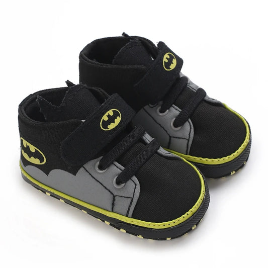 Baby Boys Canvas Sneakers | Non-Slip Soft Sole Shoes | Batman