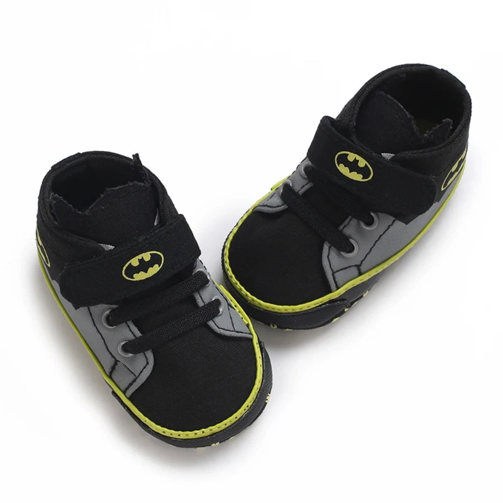 Baby Boys Canvas Sneakers | Non-Slip Soft Sole Shoes | Batman