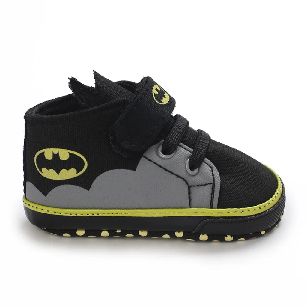 Baby Boys Canvas Sneakers | Non-Slip Soft Sole Shoes | Batman