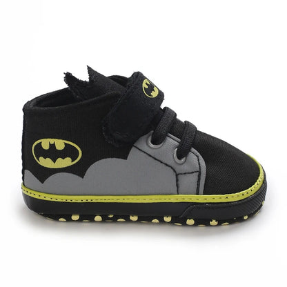 Baby Boys Canvas Sneakers | Non-Slip Soft Sole Shoes | Batman