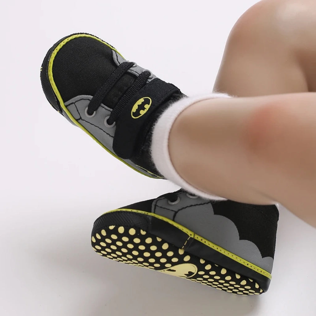 Baby Boys Canvas Sneakers | Non-Slip Soft Sole Shoes | Batman