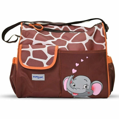 Bum Tum Baby Diaper Bag – 3-Piece Set with Changing Mat & Pouch
