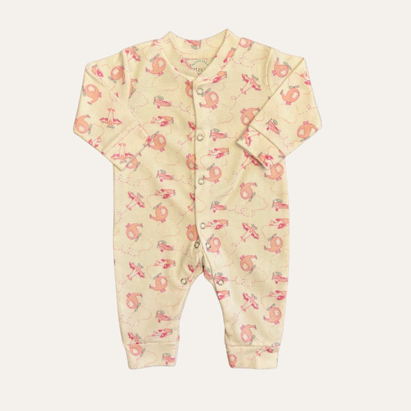 New Pink Polka Dot & Character Print Baby Romper Trio - Carters