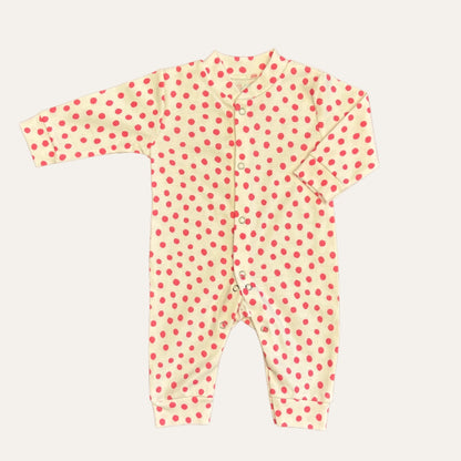 New Pink Polka Dot & Character Print Baby Romper Trio - Carters