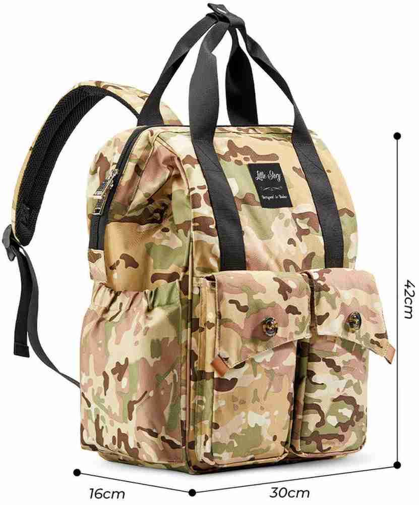 Ellie & Luke Multifunctional Diaper Bag (Camoflague)