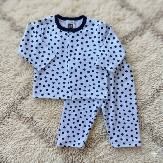 Carter's Starry Night 2-Piece Baby Pajama Set – Long Sleeve Top & Pants (0-3M | 3-6M)