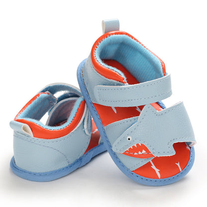 Baby Boys’ Summer Shoes with Shark Design