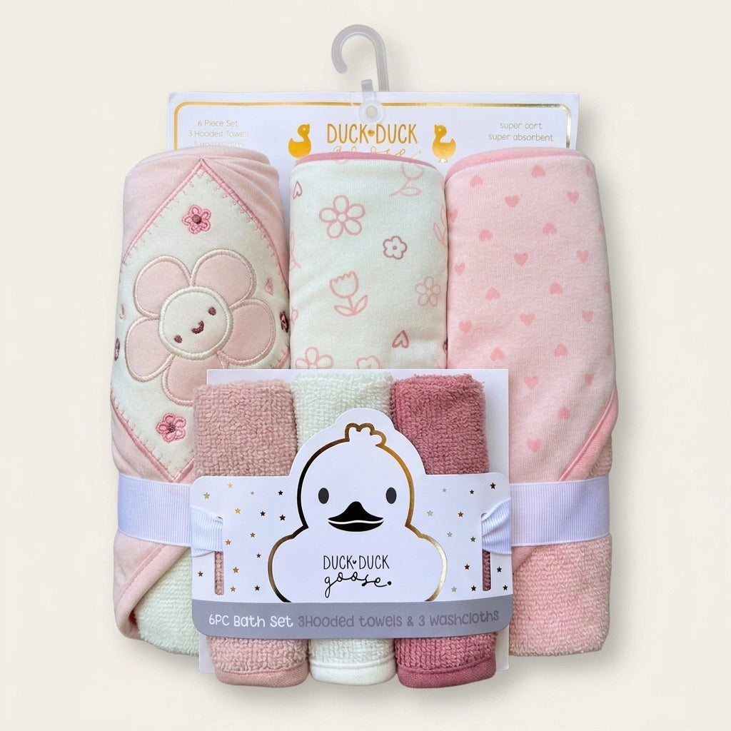 Duck Duck Goose 6-Piece Baby Bath Sets - Imported Quality