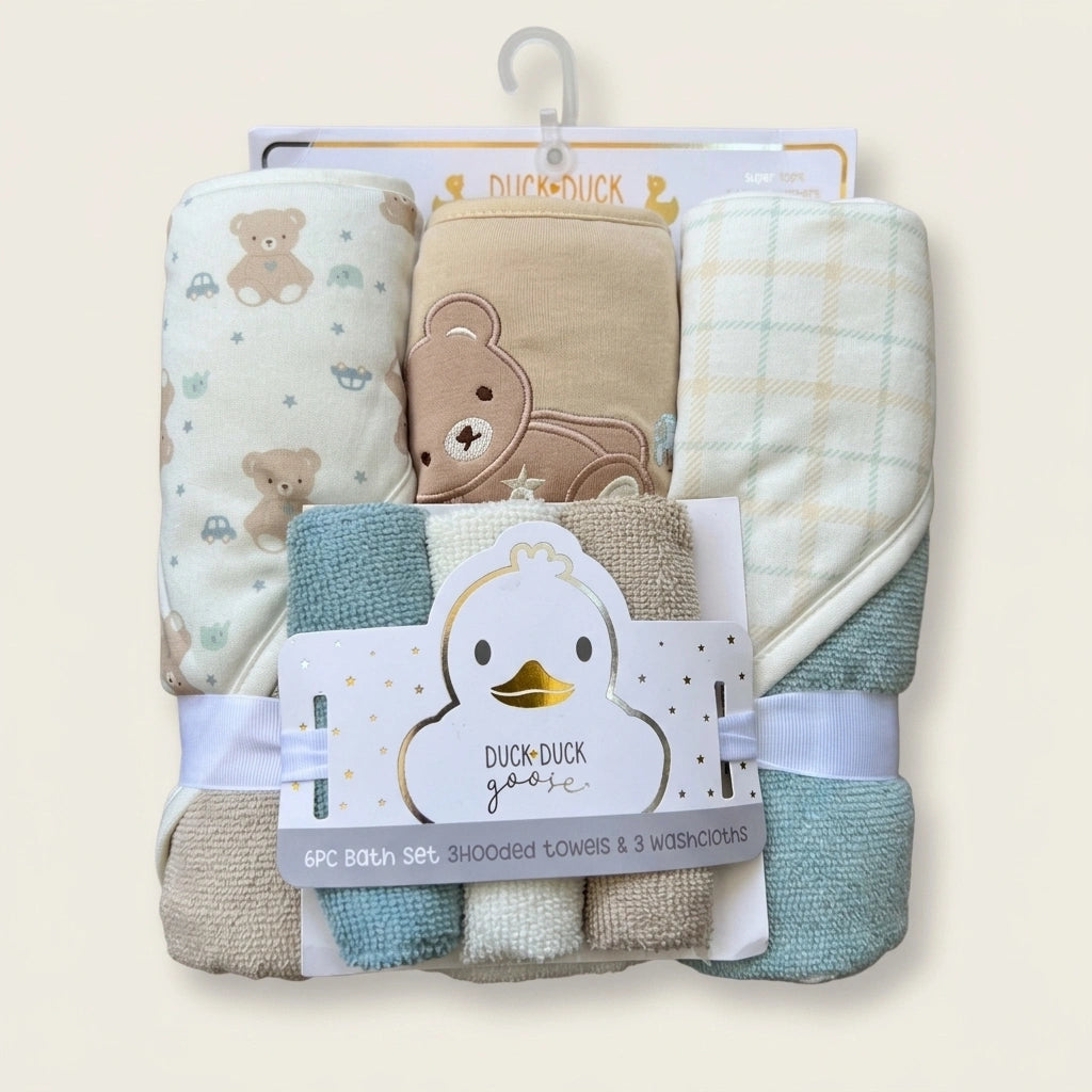 Duck Duck Goose 6-Piece Baby Bath Sets - Imported Quality