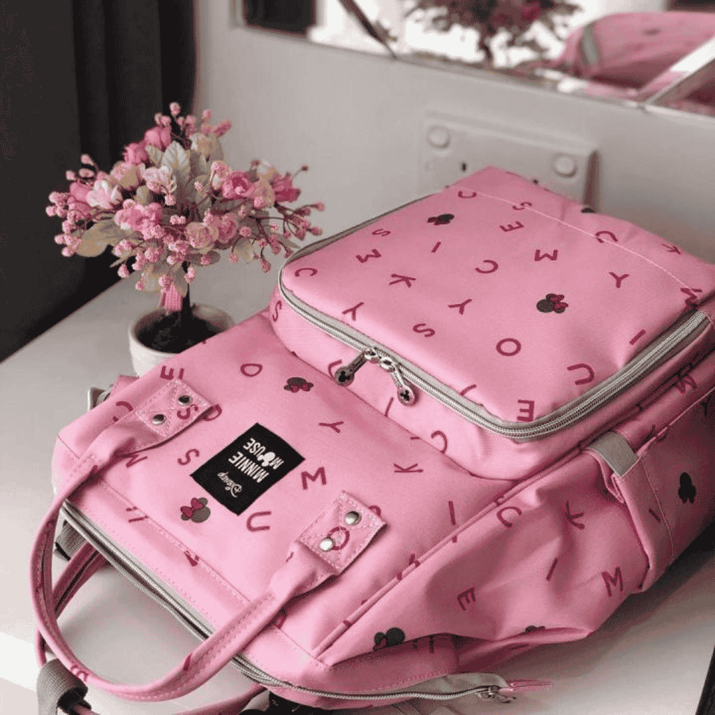 Disney Mickey & Minnie Co-ord Premium Diaper Backpack