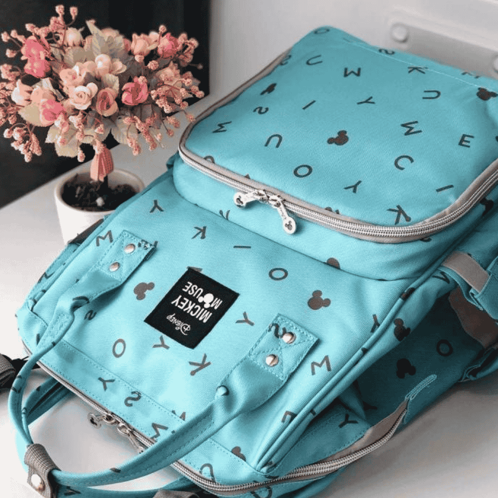 Disney Mickey & Minnie Co-ord Premium Diaper Backpack