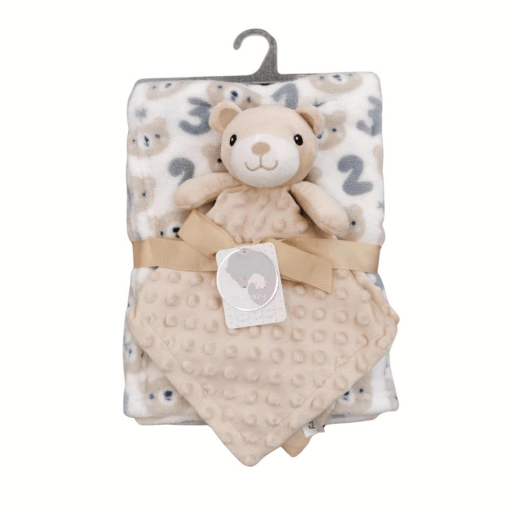 Sunnozy Baby Blanket with toy security blanket (0-3Y)