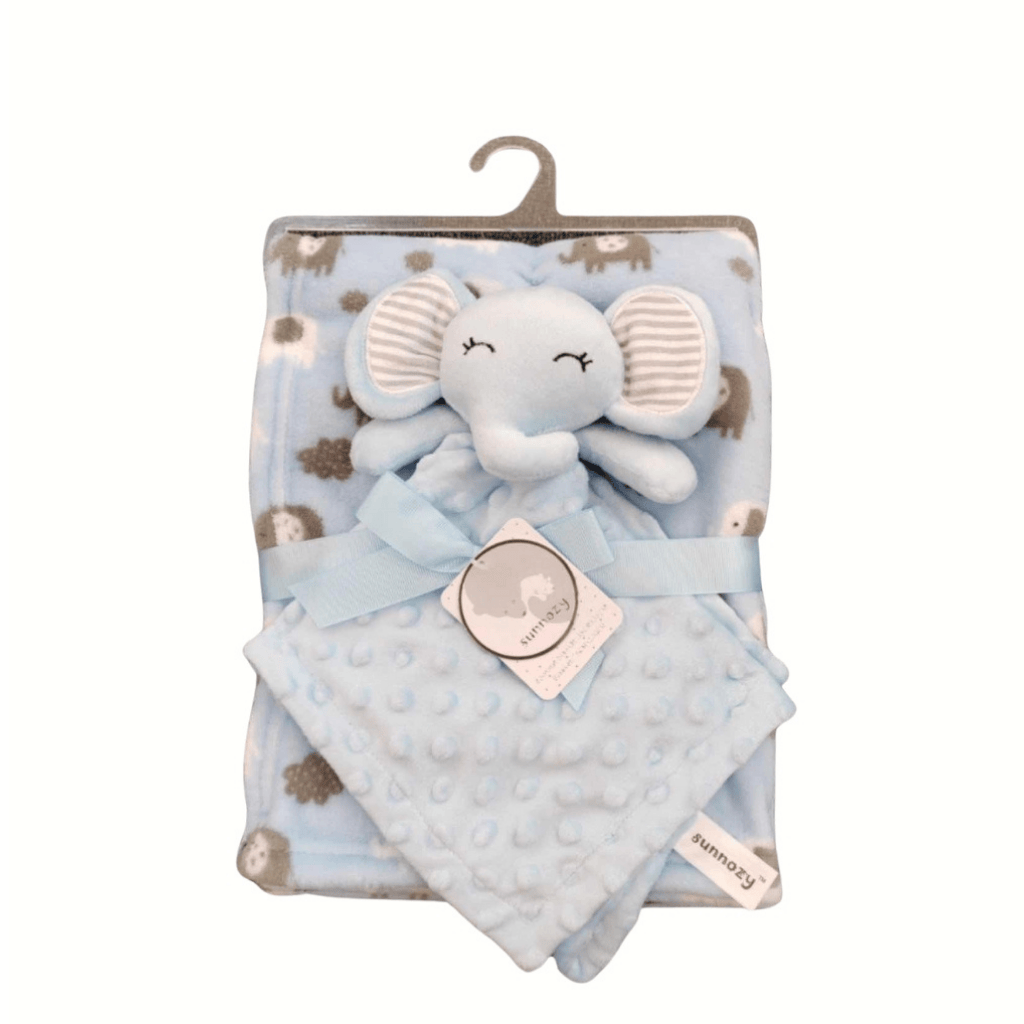 Sunnozy Baby Blanket with toy security blanket (0-3Y)
