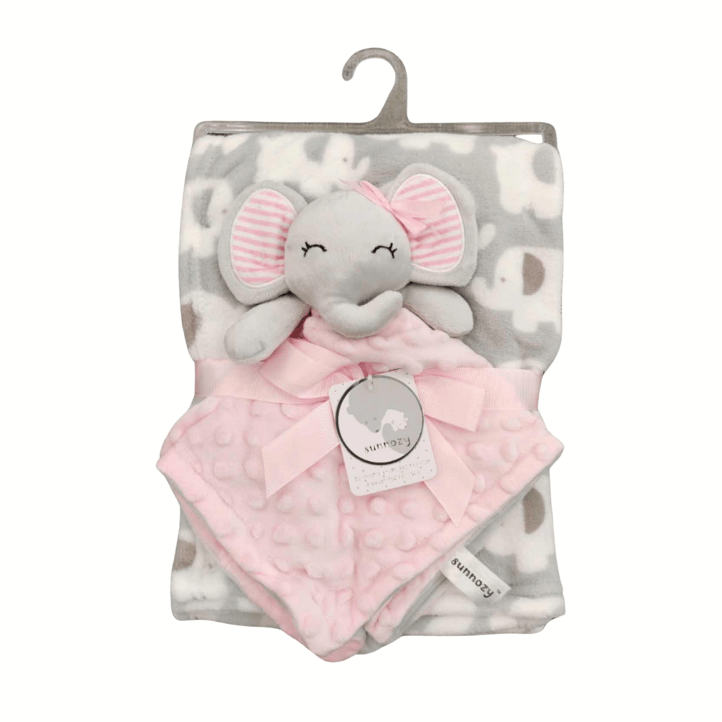 Sunnozy Baby Blanket with toy security blanket (0-3Y)