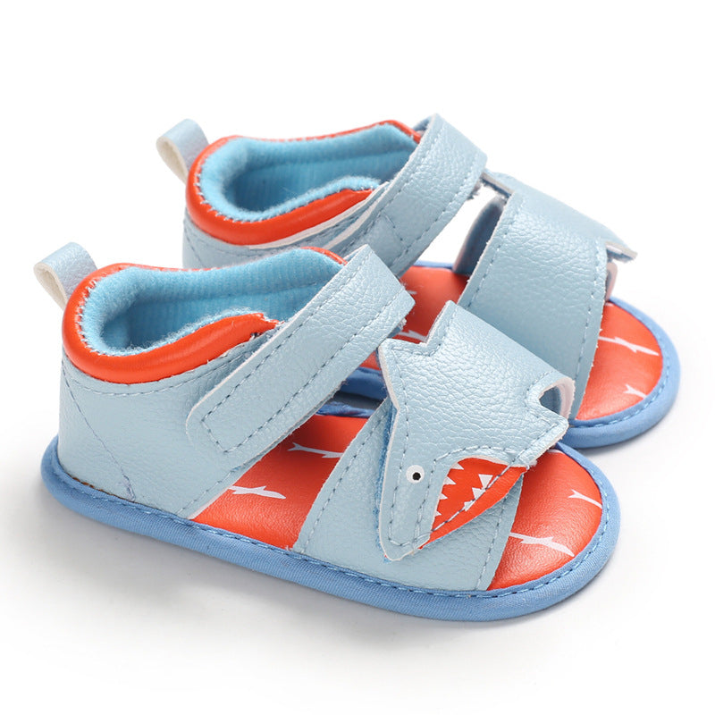 Baby Boys’ Summer Shoes with Shark Design