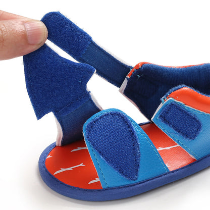 Baby Boys’ Summer Shoes with Shark Design