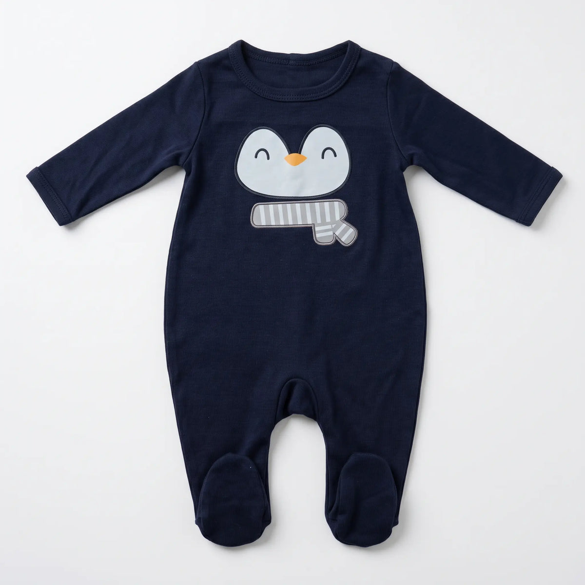 Unisex Baby Footed Romper 3-Pack, 100% Cotton | Alaya Junior