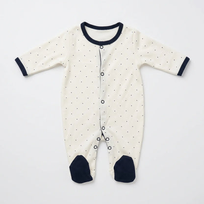 Unisex Baby Footed Romper 3-Pack, 100% Cotton | Alaya Junior