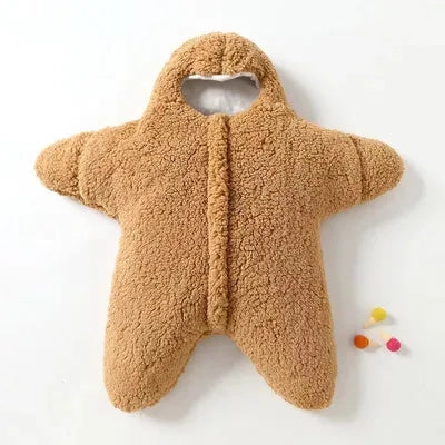 Unisex Baby Starfish  Swaddle Blanket