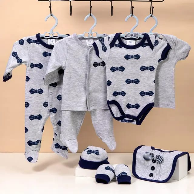 Newborn Summer Cotton Baby Clothing Sets Baby Boys Girl Romper Bodysuit 8pcs/set